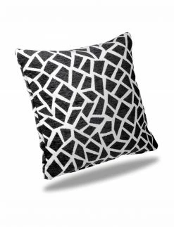 2er-Pack Kissenbezüge mit Reißverschluss - anthrazit - Webjaquard - 40x40 cm