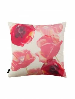 2er-Pack Kissenbezüge mit Reißverschluss - rot - 50x50 cm