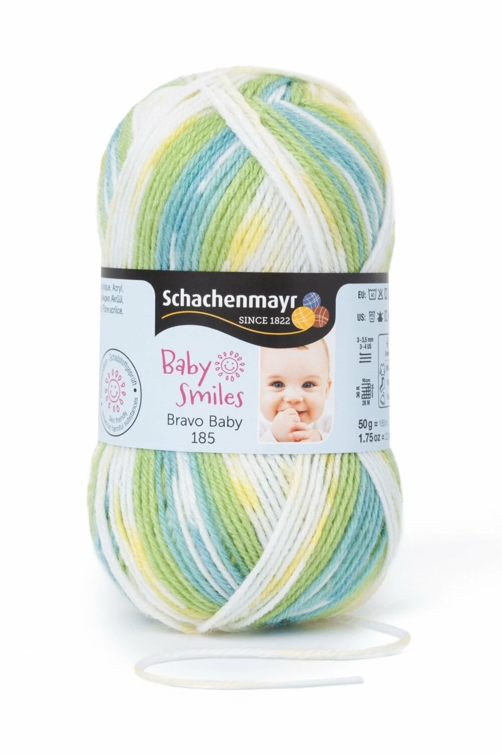 Wolle BRAVO BABY 185 - lukas color - 50g 3 Wolle BRAVO BABY 185 - lukas color - 50g
