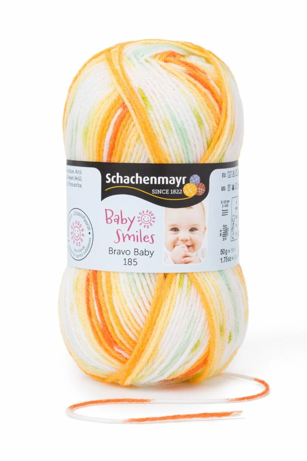Wolle BRAVO BABY 185 - leonie color - 50g 3 Wolle BRAVO BABY 185 - leonie color - 50g