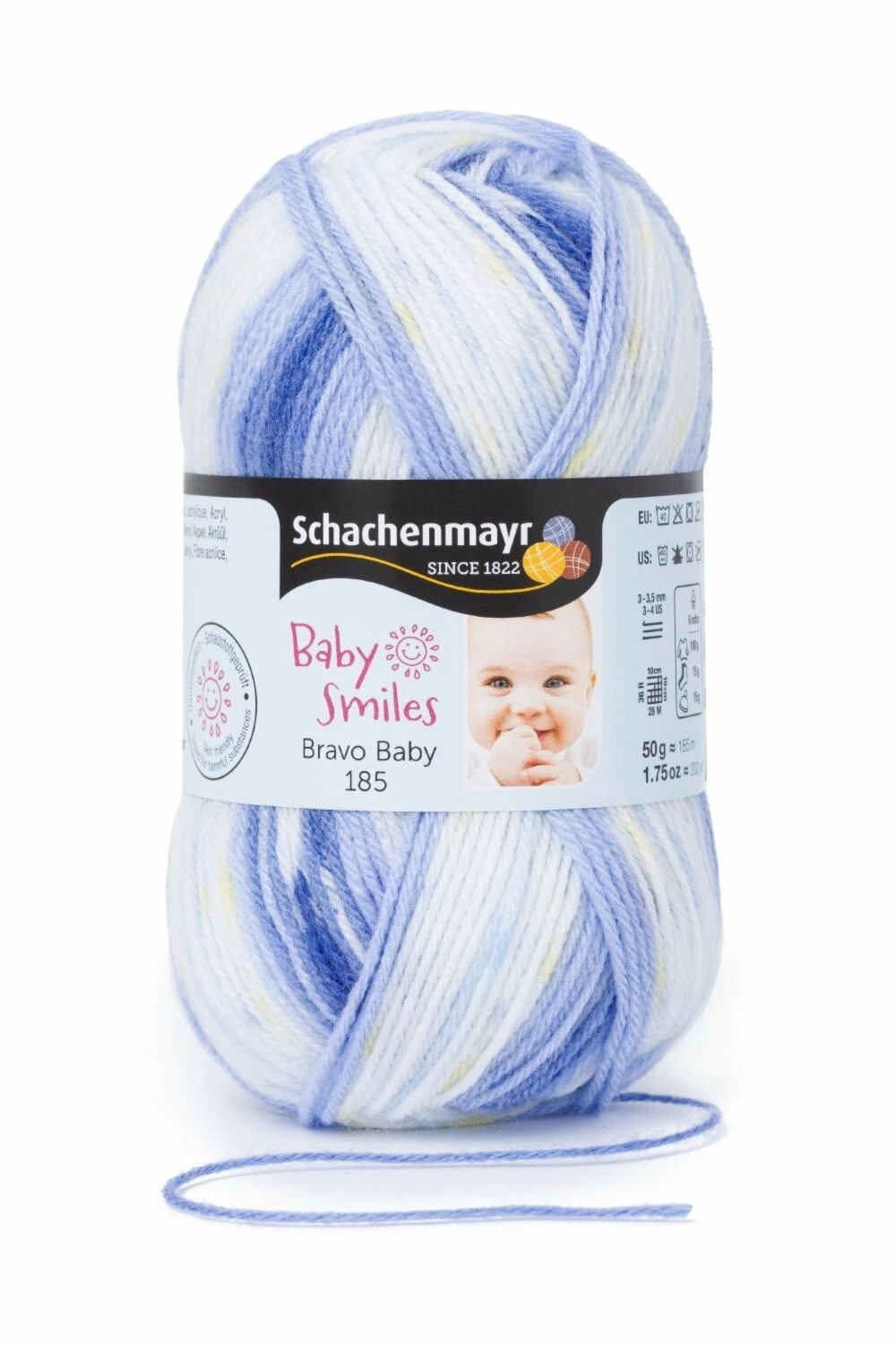 Wolle BRAVO BABY 185 - ben color - 50g 3 Wolle BRAVO BABY 185 - ben color - 50g
