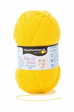 Wolle BRAVO BABY 185 - sonne- 50g