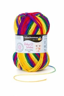 Wolle BRAVO BABY 185 - clown color - 50g