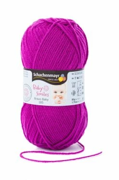 Wolle BRAVO BABY 185 - fuchsia - 50g