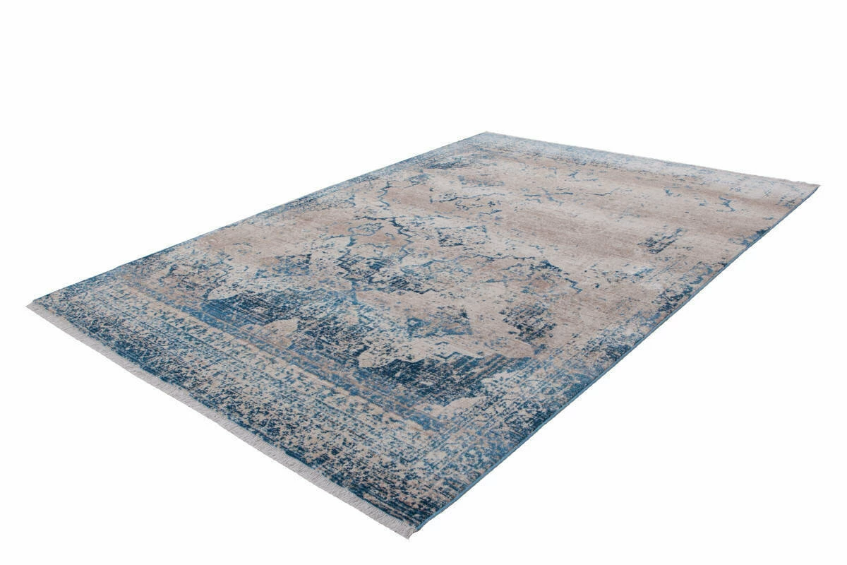 Teppich ANTIGUA 500 - creme-blau - 120x170 cm 3 Teppich ANTIGUA 500 - creme-blau - 120x170 cm