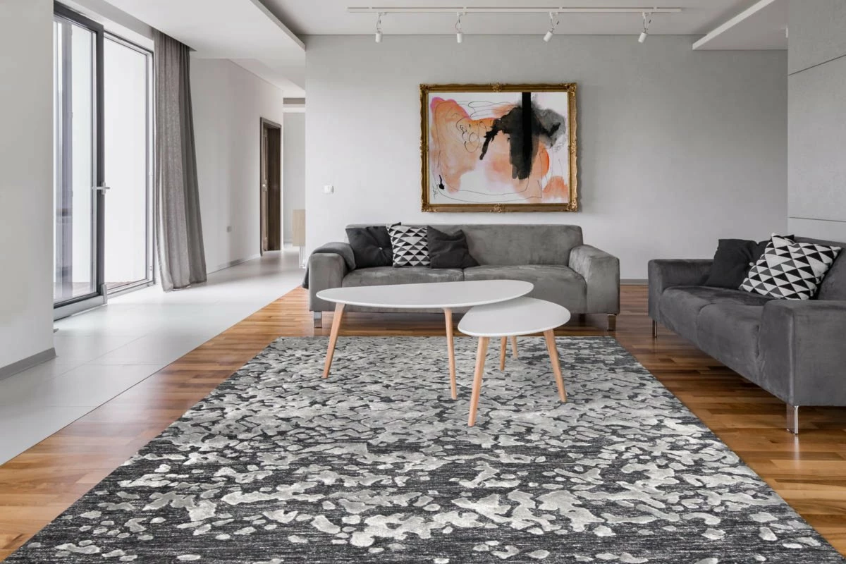 Teppich DAMAST 400 - braun-natur - 120x180 cm 4 Teppich DAMAST 400 - braun-natur - 120x180 cm – Bild 2