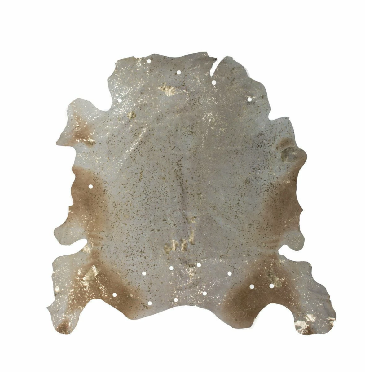 Lederteppich GLAM 110 - elfenbein-gold - 1,35-1,65 m² 6 Lederteppich GLAM 110 - elfenbein-gold - 1,35-1,65 m² – Bild 4