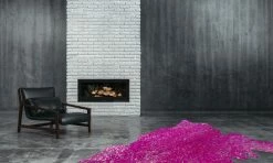 Lederteppich GLAM 410 - violett-silber - 1,35-1,6 m² -Heimtextilien Verkäufe 9003634000 02 1600Wx1600H