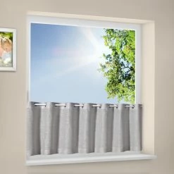 Ösenbistro - grau - 140x50cm -Heimtextilien Verkäufe 9003682500 03 1600Wx1600H