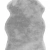 Kunstfell - Kaninchenfell-Haptik - grau-blau - 60x90 cm -Heimtextilien Verkäufe 9003770300 1600Wx1600H