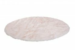 Teppich CROWN 110 - weiß-puderrosa - ca. 160 cm