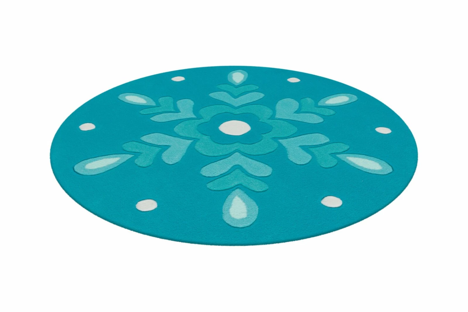 Teppich JOY 4186 - eisblau - Ø 100 cm 3 Teppich JOY 4186 - eisblau - Ø 100 cm
