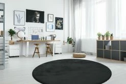 Teppich RABBIT 100 - anthrazit - 160 cm -Heimtextilien Verkäufe 9003891600 03 1600Wx1600H