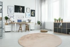 Teppich RABBIT 100 - creme - 160 cm -Heimtextilien Verkäufe 9003891700 03 1600Wx1600H