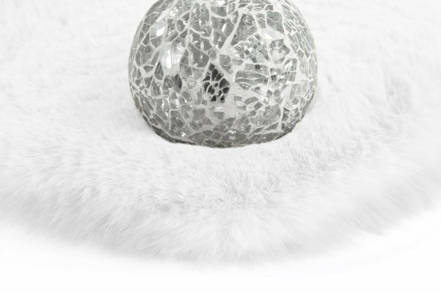 Teppich RABBIT 100 - weiß - 160 cm 4 Teppich RABBIT 100 - weiß - 160 cm – Bild 2