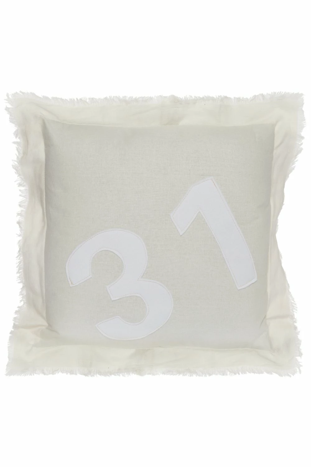 Kissen - weiß - mit Reißverschluss - 50x50 cm 3 Kissen - weiß - mit Reißverschluss - 50x50 cm