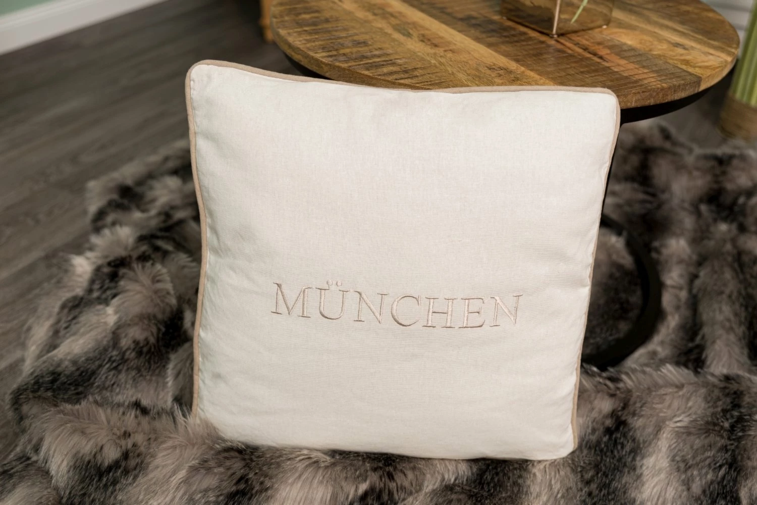 Kissen - weiß - mit Reißverschluss - 45x45 cm 6 Kissen - weiß - mit Reißverschluss - 45x45 cm – Bild 4