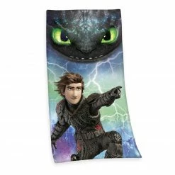 Badetuch DRAGONS - multicolor - 75x150 cm