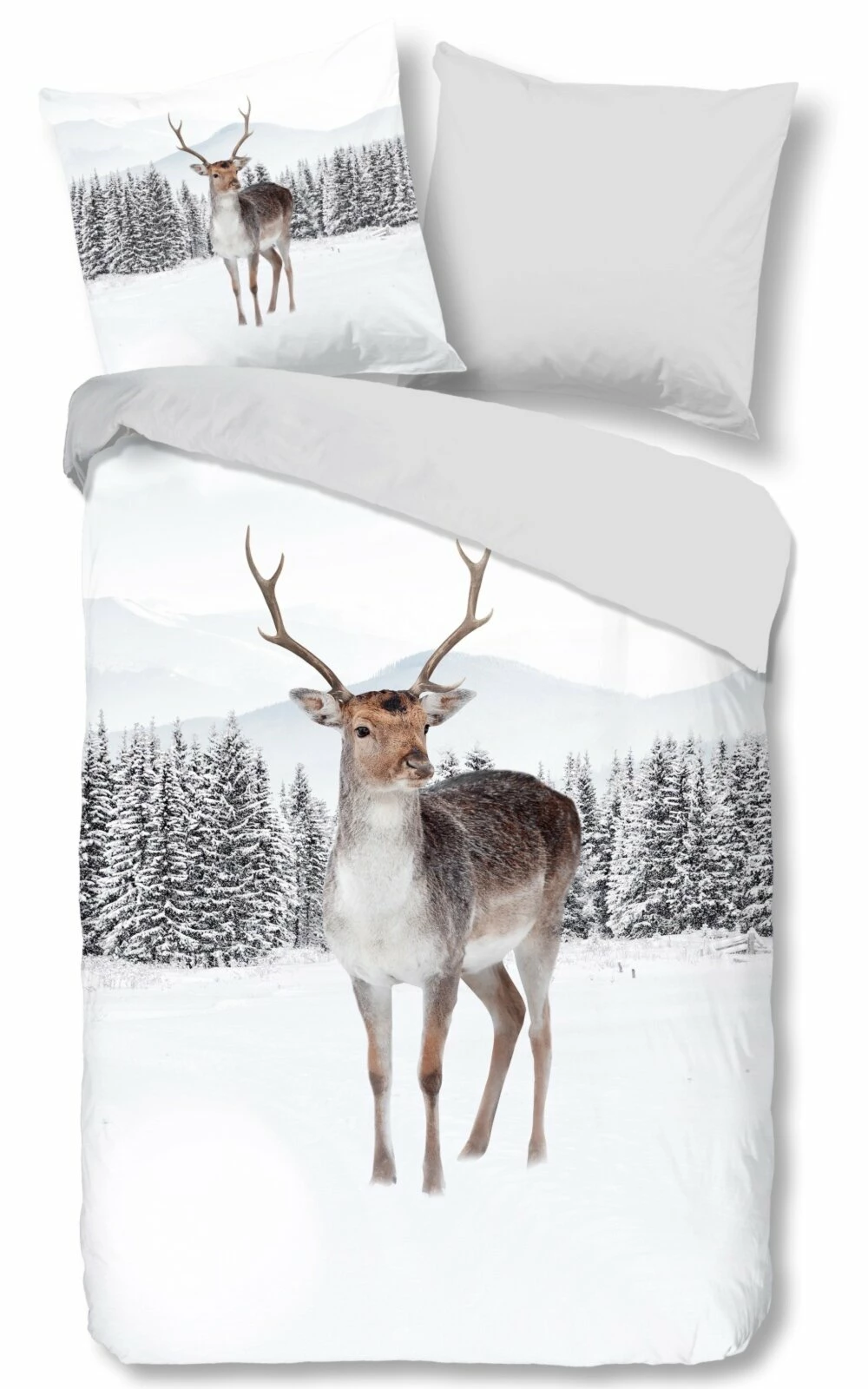 Biber-Bettwäsche - weiß - 135x200 cm 3 Biber-Bettwäsche - weiß - 135x200 cm