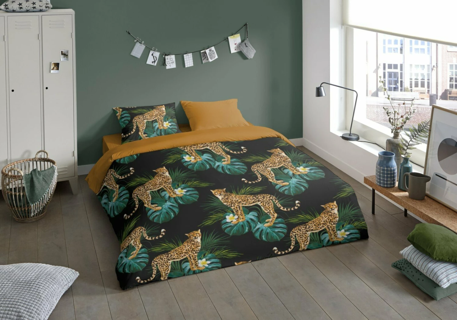 Microfaser-Bettwäsche - orange-schwarz - paislay - 135x200 cm 4 Microfaser-Bettwäsche - orange-schwarz - paislay - 135x200 cm – Bild 2