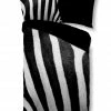 Microfaser-Bettwäsche - schwarz - Zebra - 135x200 cm -Heimtextilien Verkäufe 9003933500 1600Wx1600H