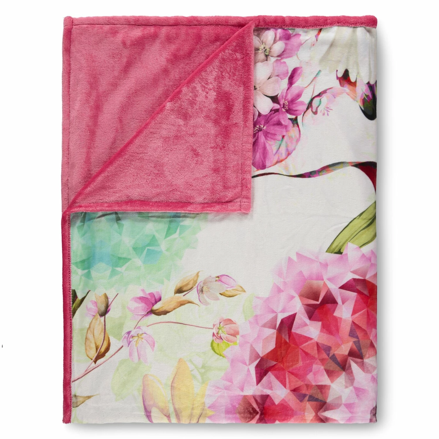 Wendedecke - pink-beige - 130x160cm 4 Wendedecke - pink-beige - 130x160cm – Bild 2