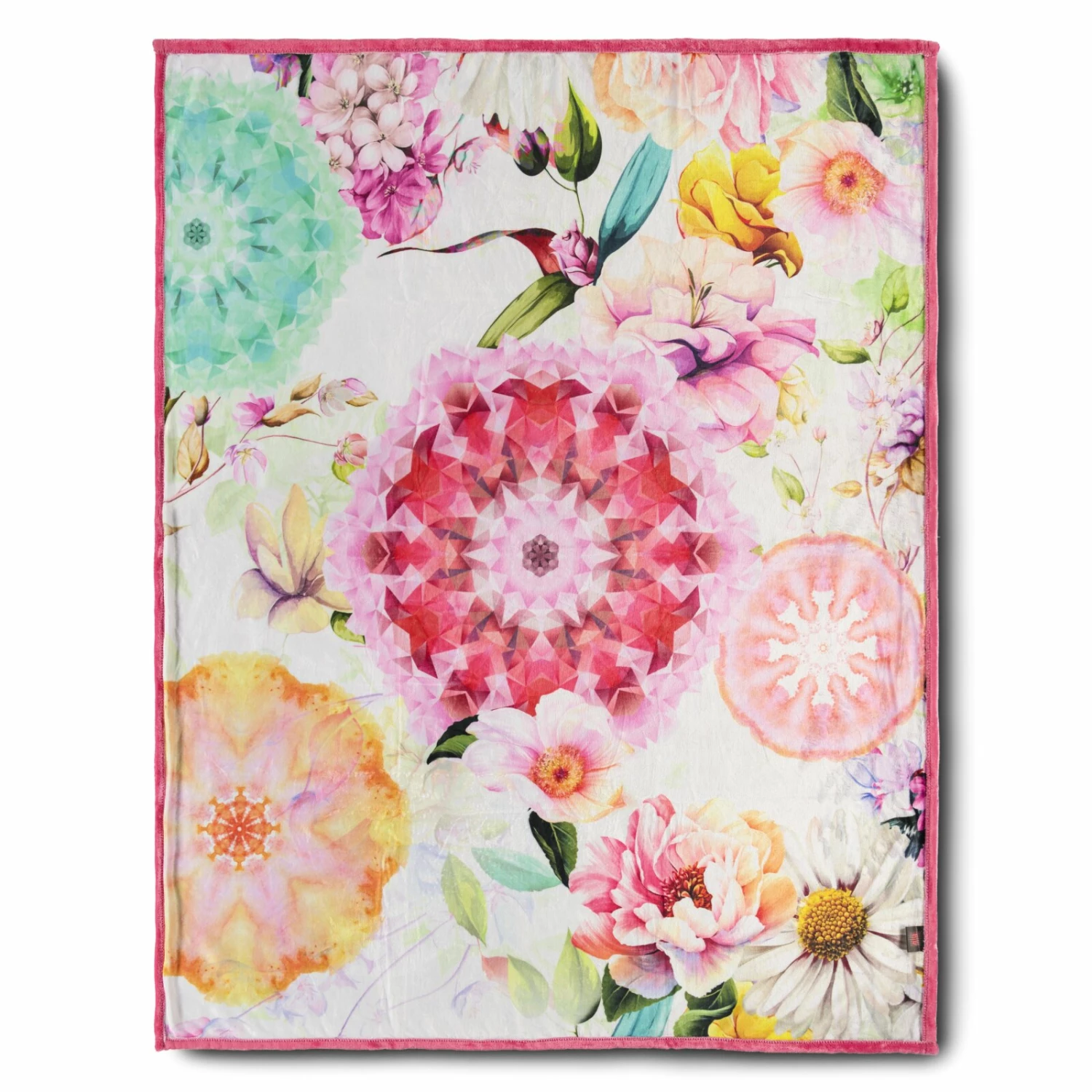 Wendedecke - pink-beige - 130x160cm 5 Wendedecke - pink-beige - 130x160cm – Bild 3