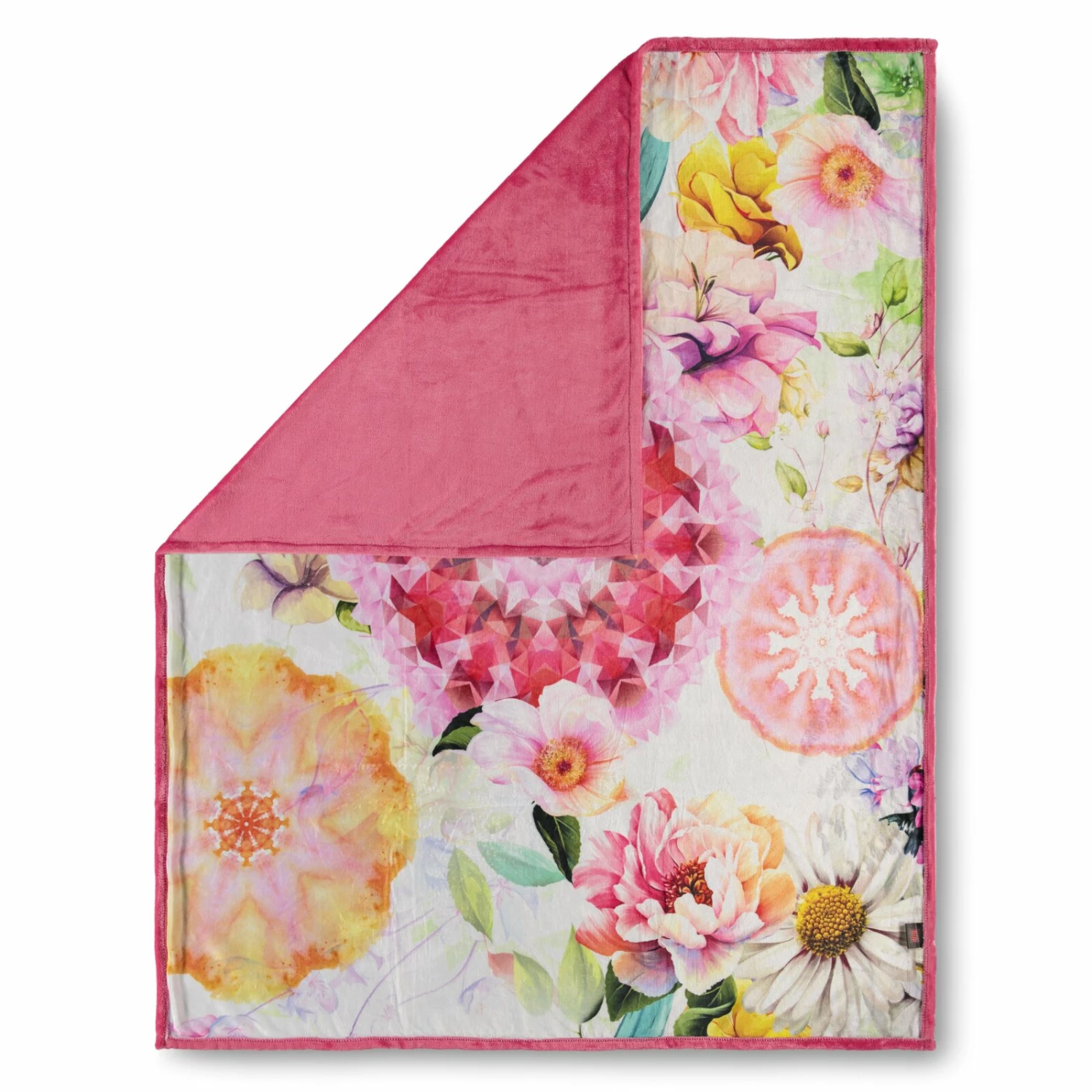 Wendedecke - pink-beige - 130x160cm 3 Wendedecke - pink-beige - 130x160cm