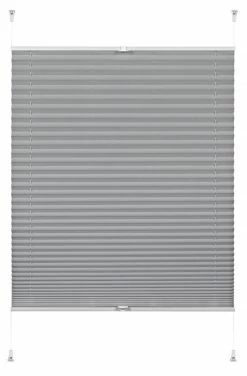 Plissee MIRONA - grau - 60x130 cm