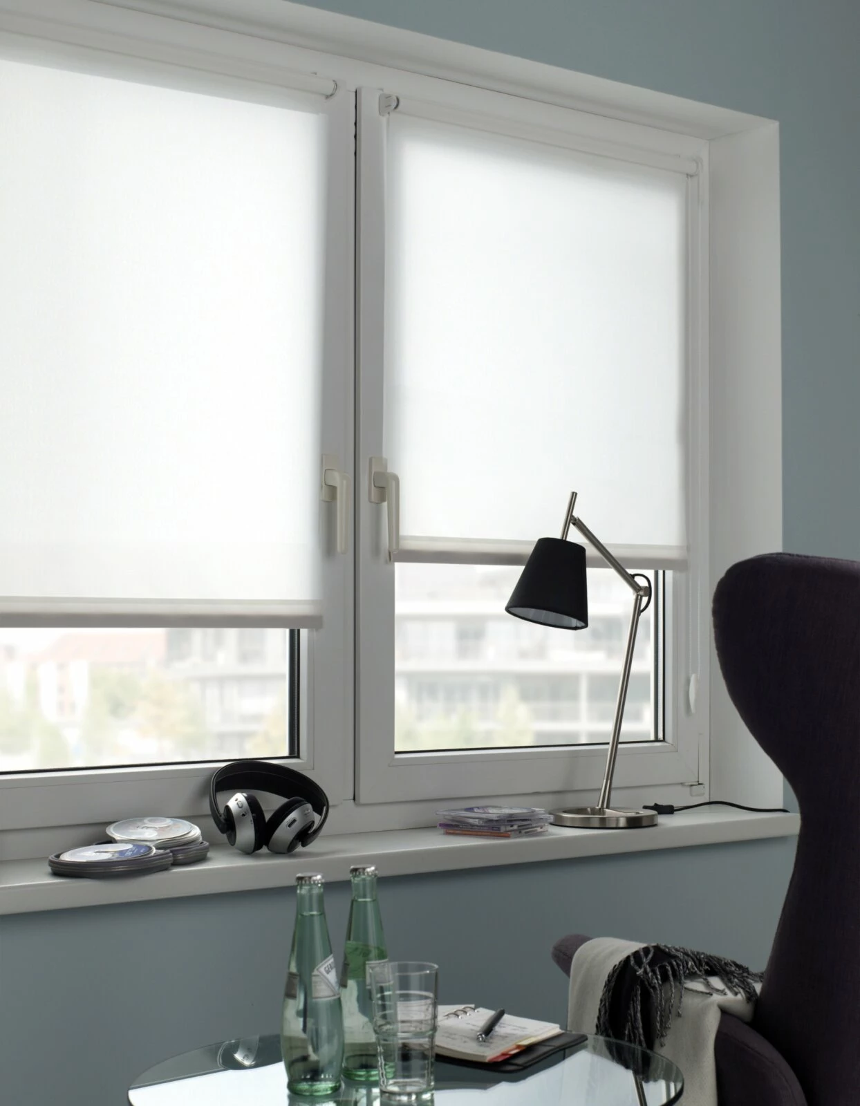 Mini Thermo-Rollo ROMY - weiß - 45x150 cm 4 Mini Thermo-Rollo ROMY - weiß - 45x150 cm – Bild 2