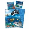 Renforcé-Bettwäsche - ANIMAL CLUB OCEAN - 135x200 cm -Heimtextilien Verkäufe 9003994600 1600Wx1600H