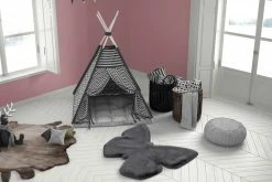 Kinderteppich - Schmetterling - anthrazit - 70x90 cm -Heimtextilien Verkäufe 9004038300 04 1600Wx1600H