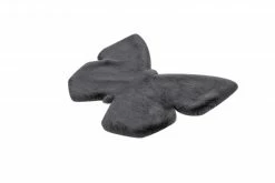 Kinderteppich - Schmetterling - anthrazit - 70x90 cm