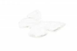 Kinderteppich - Schmetterling - weiß - 70x90 cm