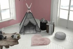 Kinderteppich - Herz - rosa - 60x70 cm -Heimtextilien Verkäufe 9004038700 04 1600Wx1600H