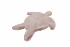 Kinderteppich - Schildkröte - rosa - 68x90 cm