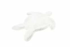 Kinderteppich - Schildkröte - weiß - 68x90 cm