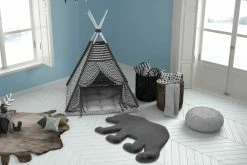 Kinderteppich - Bär - anthrazit - 53x90 cm -Heimtextilien Verkäufe 9004039500 04 1600Wx1600H