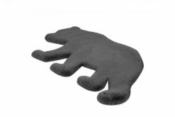 Kinderteppich - Bär - anthrazit - 53x90 cm