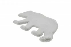 Kinderteppich - Bär - grau - 53x90 cm
