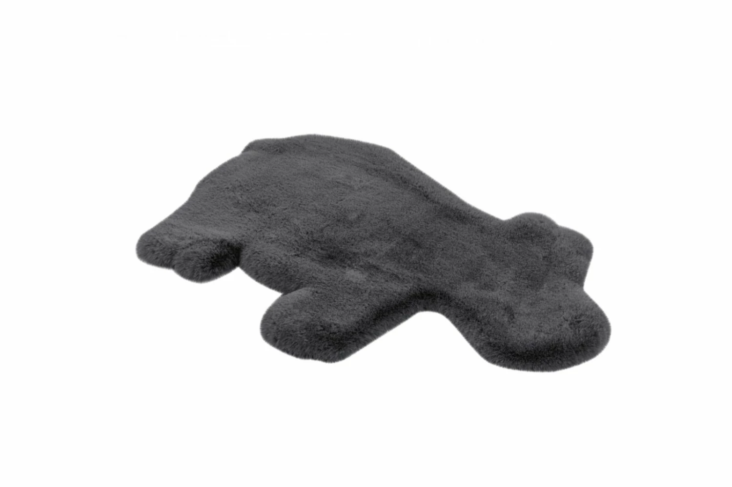 Kinderteppich - Nilpferd - anthrazit - 55x90 cm 3 Kinderteppich - Nilpferd - anthrazit - 55x90 cm