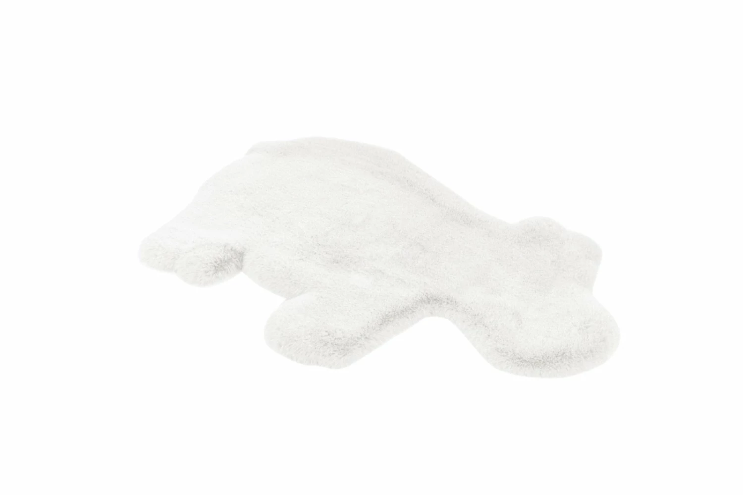 Kinderteppich - Nilpferd - weiß - 55x90 cm 3 Kinderteppich - Nilpferd - weiß - 55x90 cm