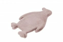 Kinderteppich - Pinguin - rosa - 52x90 cm