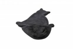 Kinderteppich - Katze - anthrazit - 81x90 cm