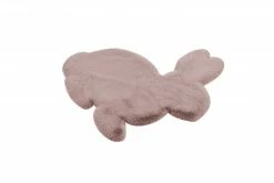 Kinderteppich - Hase - rosa - 80x90 cm