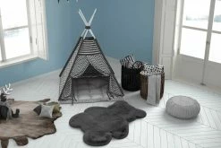 Kinderteppich - Teddy - anthrazit - 73x90 cm -Heimtextilien Verkäufe 9004041900 04 1600Wx1600H