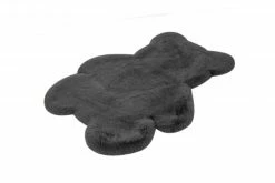 Kinderteppich - Teddy - anthrazit - 73x90 cm