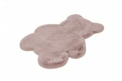 Kinderteppich - Teddy - rosa - 73x90 cm