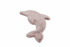 Kinderteppich - Delfin - rosa - 64x90 cm