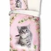 Renforce-Kinderbettwäsche PUSSYCAT - rosa - 135x200 cm 1 Renforce-Kinderbettwäsche PUSSYCAT - rosa - 135x200 cm -Heimtextilien Verkäufe 9004053400 1600Wx1600H
